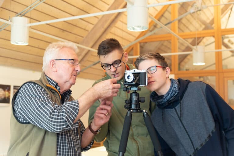 Jugend Workshop „Analogfotografie“ mit Rudolf Mester und Helmut Anger
