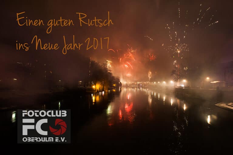 Allen einen guten Rutsch ins neue Jahr 2017 …
