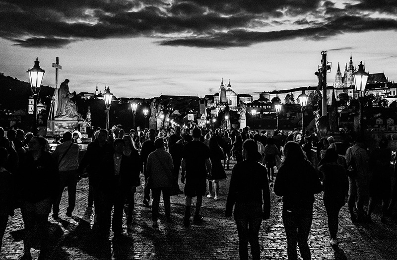 prag bei nacht
