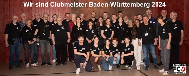 Fotoclub Obersulm e.V. ist Clubmeister 2024 Baden-Württemberg